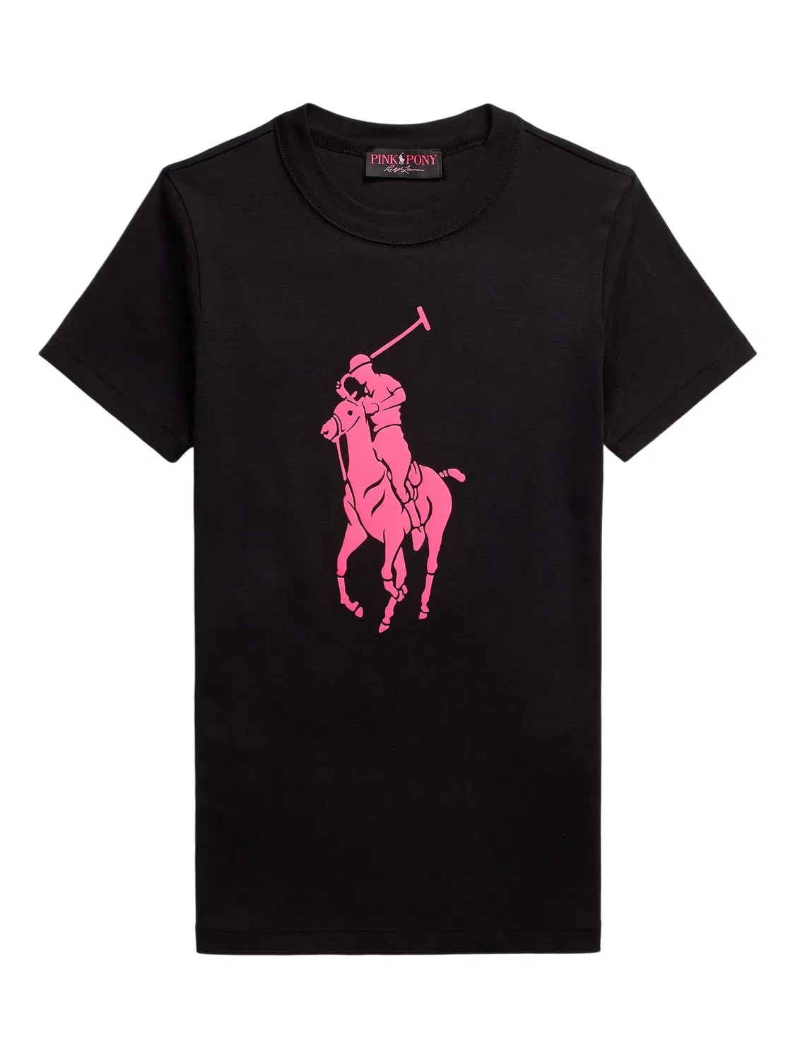 Футболка Pink Pony черная Polo Ralph Lauren, черный