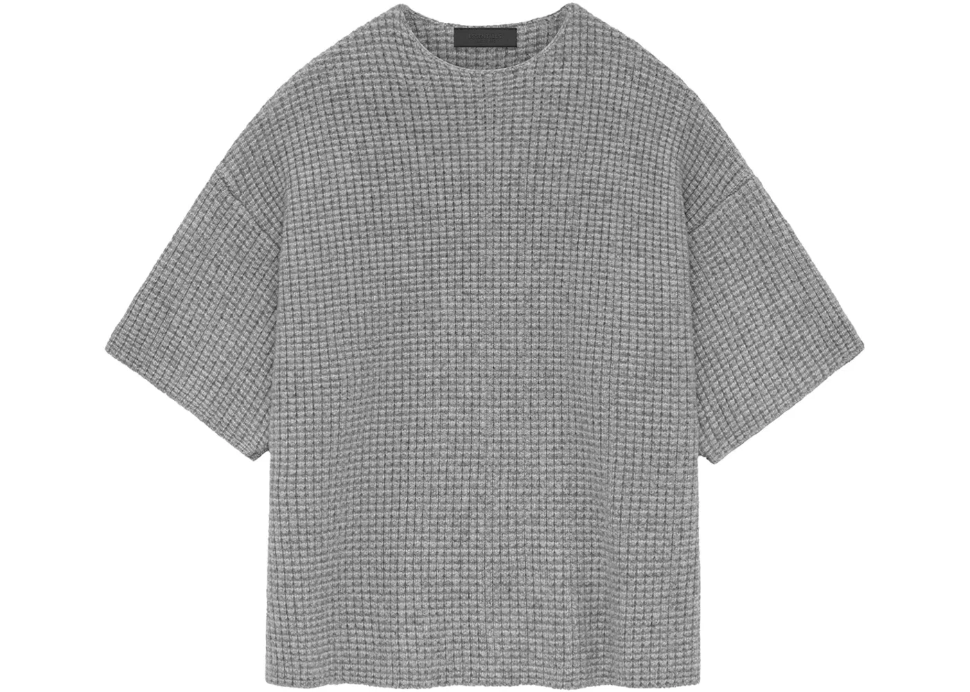 Мужской свитер с коротким рукавом Waffle Fear of God, Dark Heather