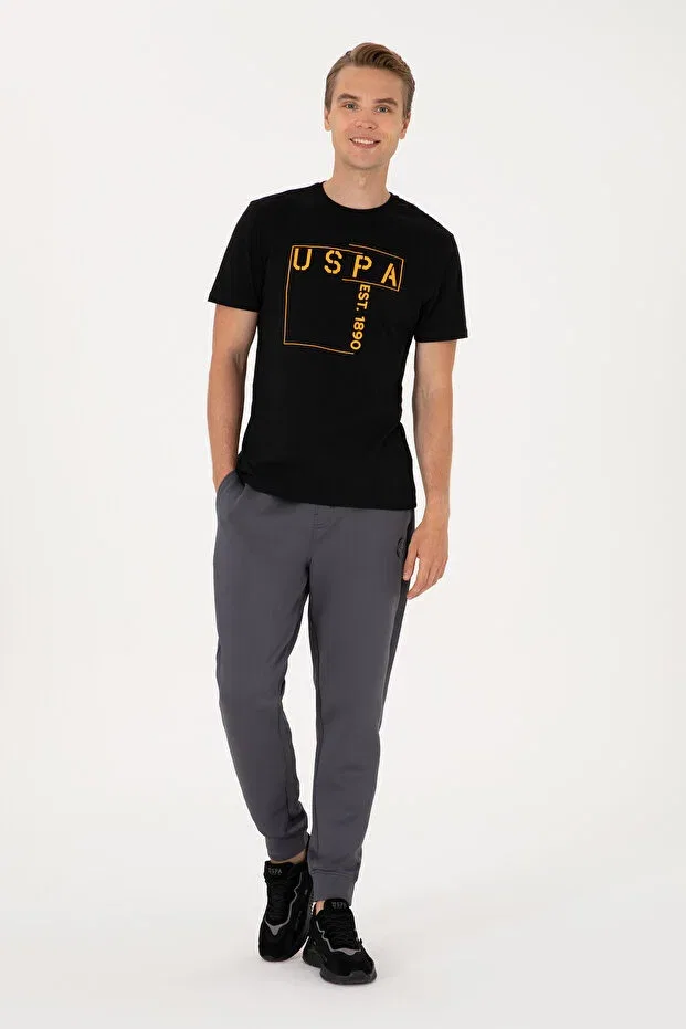 Мужские спортивные штаны с принтом U.S. Polo Assn., Anthracite