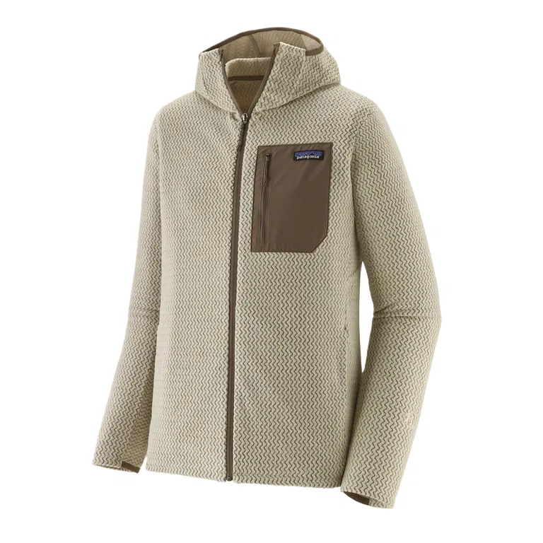 Мужское худи на молнии с флисом Pelican White Patagonia