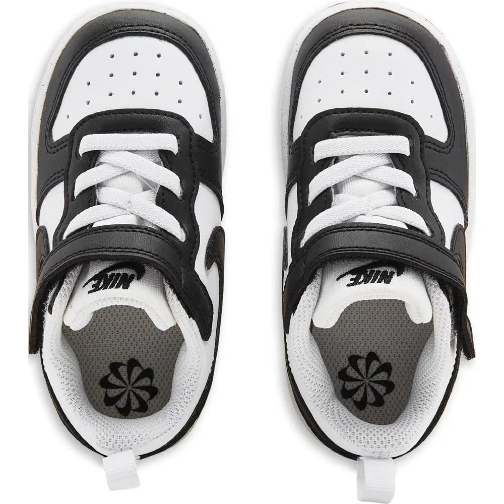 Детские кроссовки Kids' court borough low recraft для малышей Nike, Black/White — фото 4