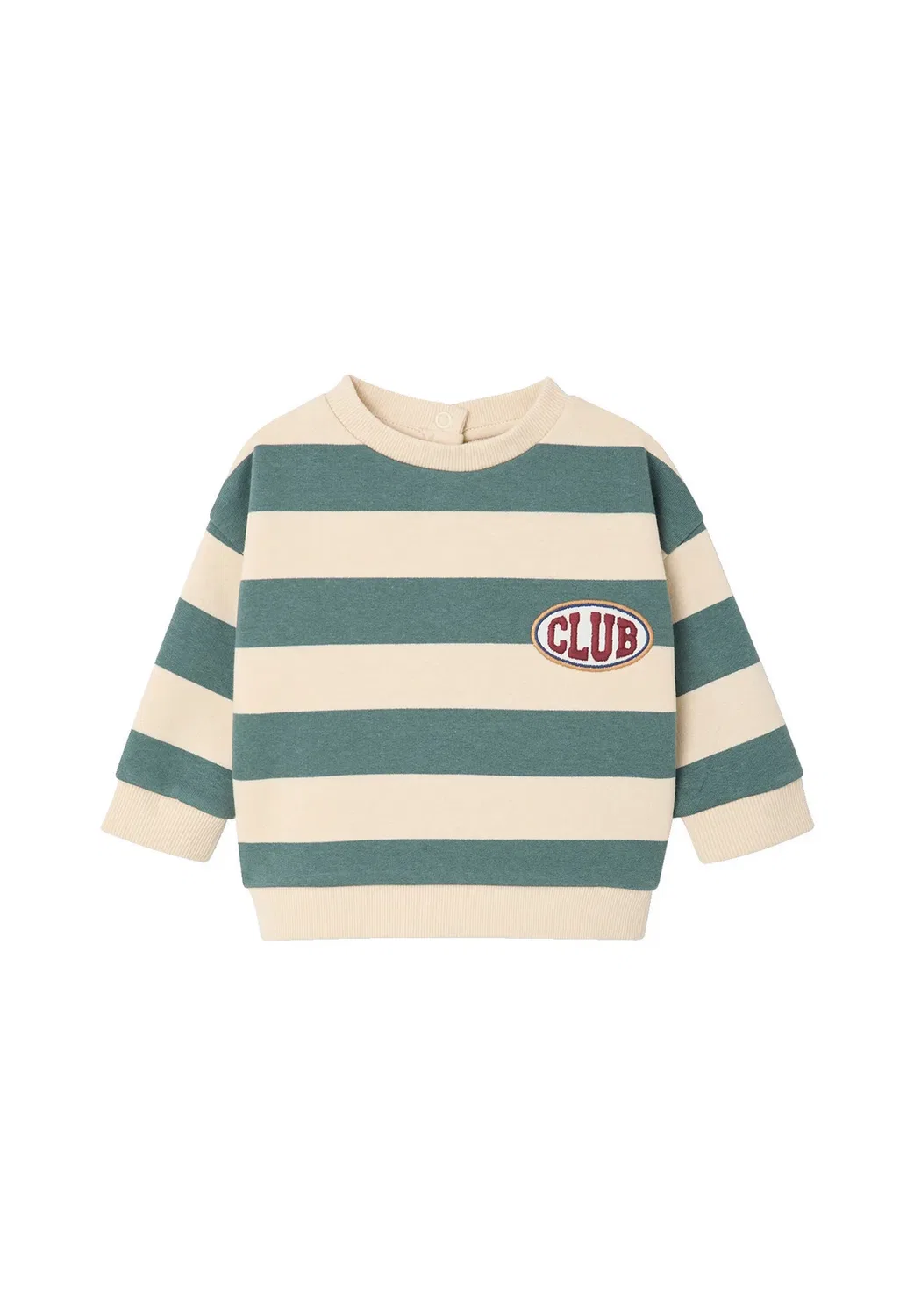 Baby-Set из толстовки и шлангового клуба - брюки Vertbaudet, Smaragdgrün — фото 3