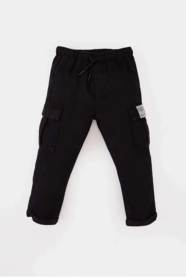Детские брюки для девочек хлопковые Defacto, Anthracite-Nm36