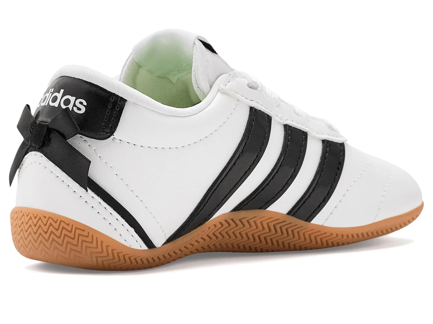 Кроссовки Grand Court Low (для маленьких и больших детей) Adidas Kids, White/Black/Yellow — фото 4