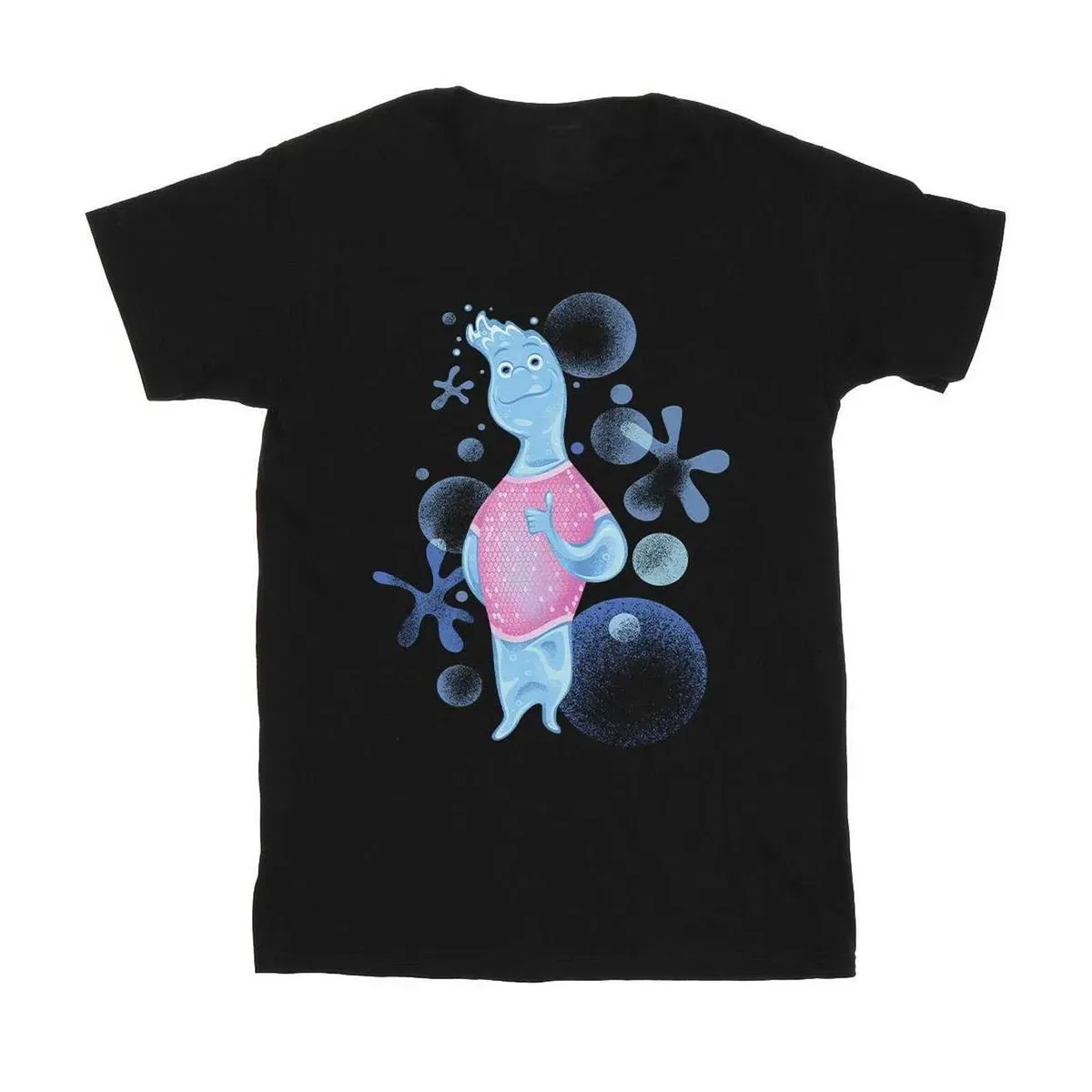 Детская хлопковая футболка Wade Elemental, Black