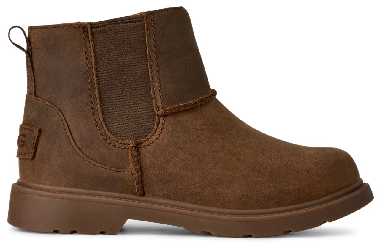 Детские ботинки-челси для девочек с водоотталкивающим верхом UGG Perry Weather Walnut