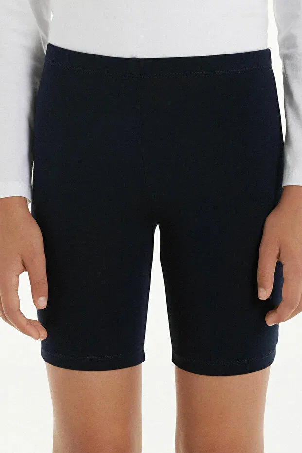 Детские леггинсы для девочек скинни C.C.L. Coccolin Kids Baby Clup, Navy Blue — фото 2