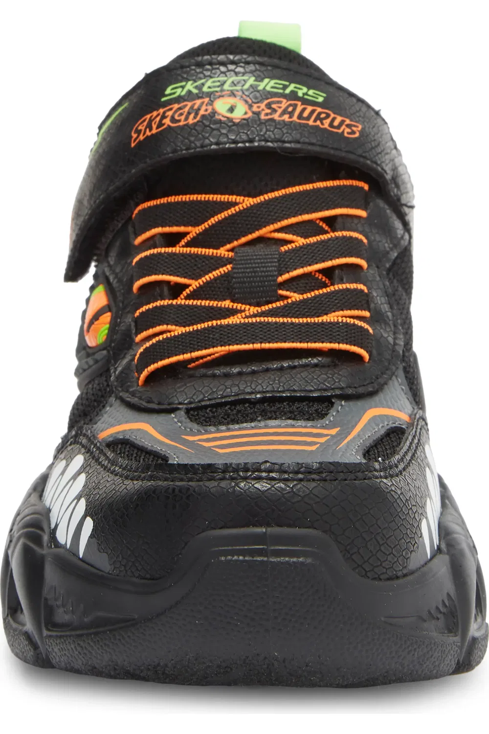 Кроссовки детские со светящейся подошвой Skech-O-Saurus Lights 3.0 SKECHERS, Black Multi — фото 4