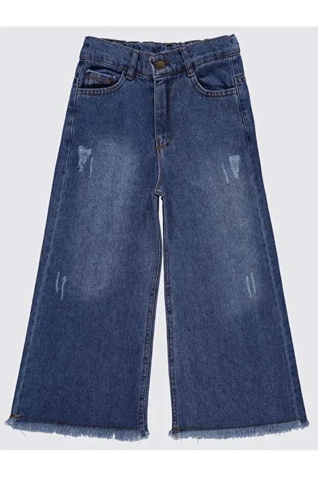 Детские брюки для девочек зауженные Civil Girls, Light Blue — фото 2