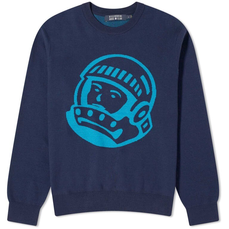 

Свитшот Billionaire Boys Club Astro Crew Knit, синий/темно-синий