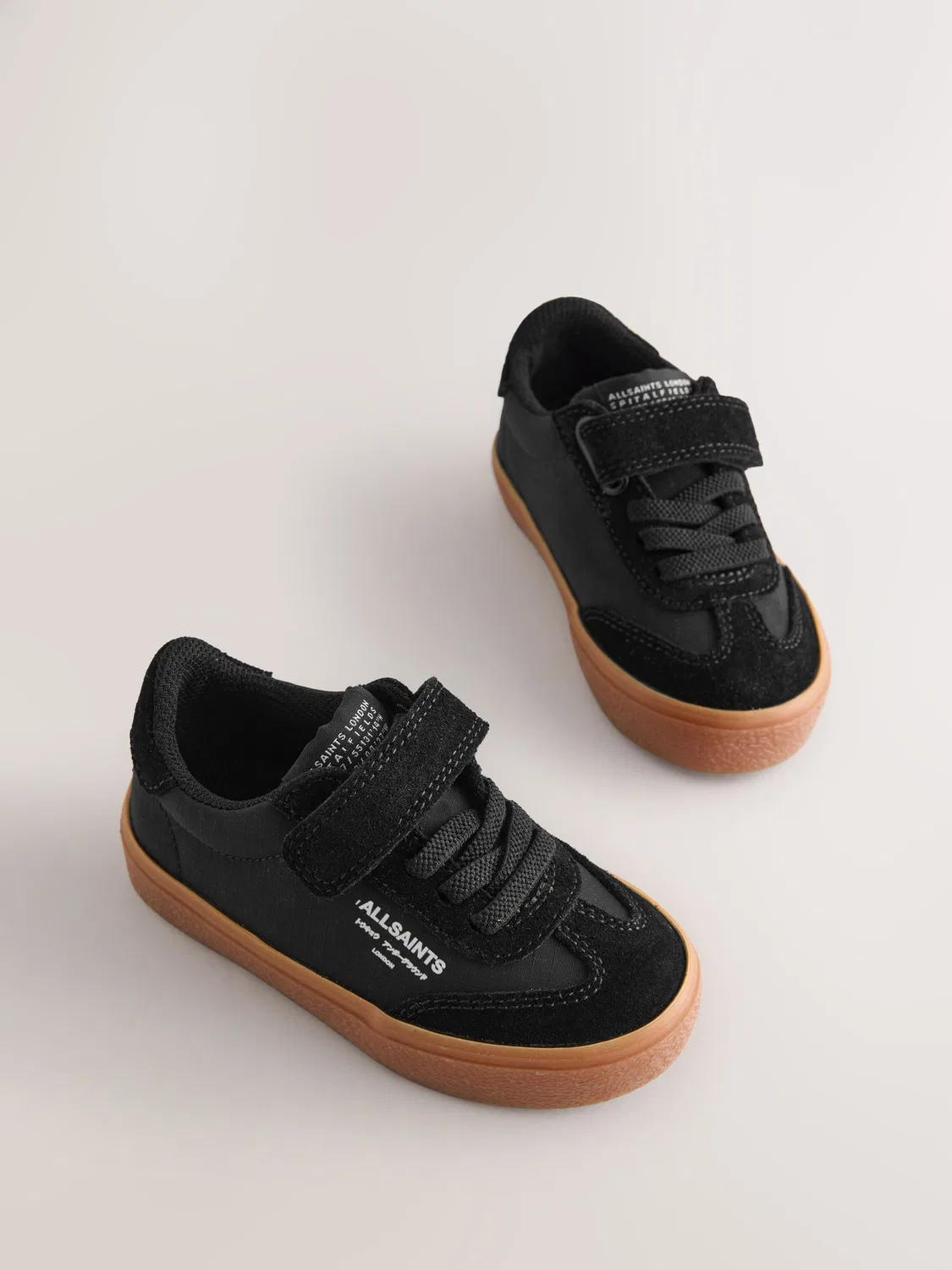 Кроссовки All Saints Black Ripstop Gum Sole