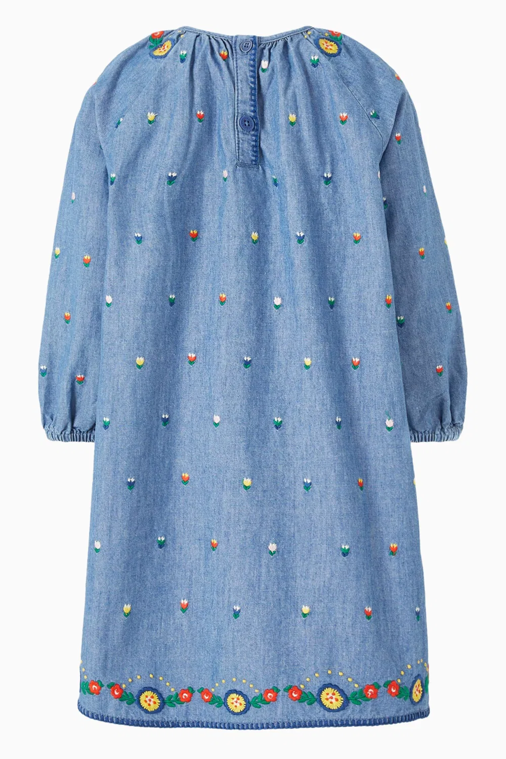 Платье с вышивкой Embroidered Dress in Denim Stella McCartney — фото 2