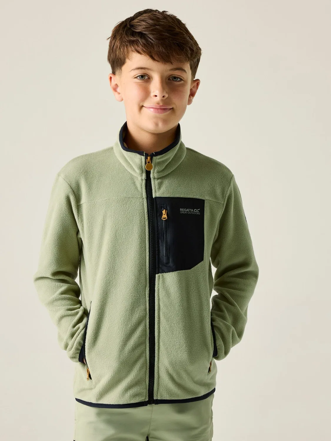 Флисовая куртка Junior Frankie Regatta, зеленый