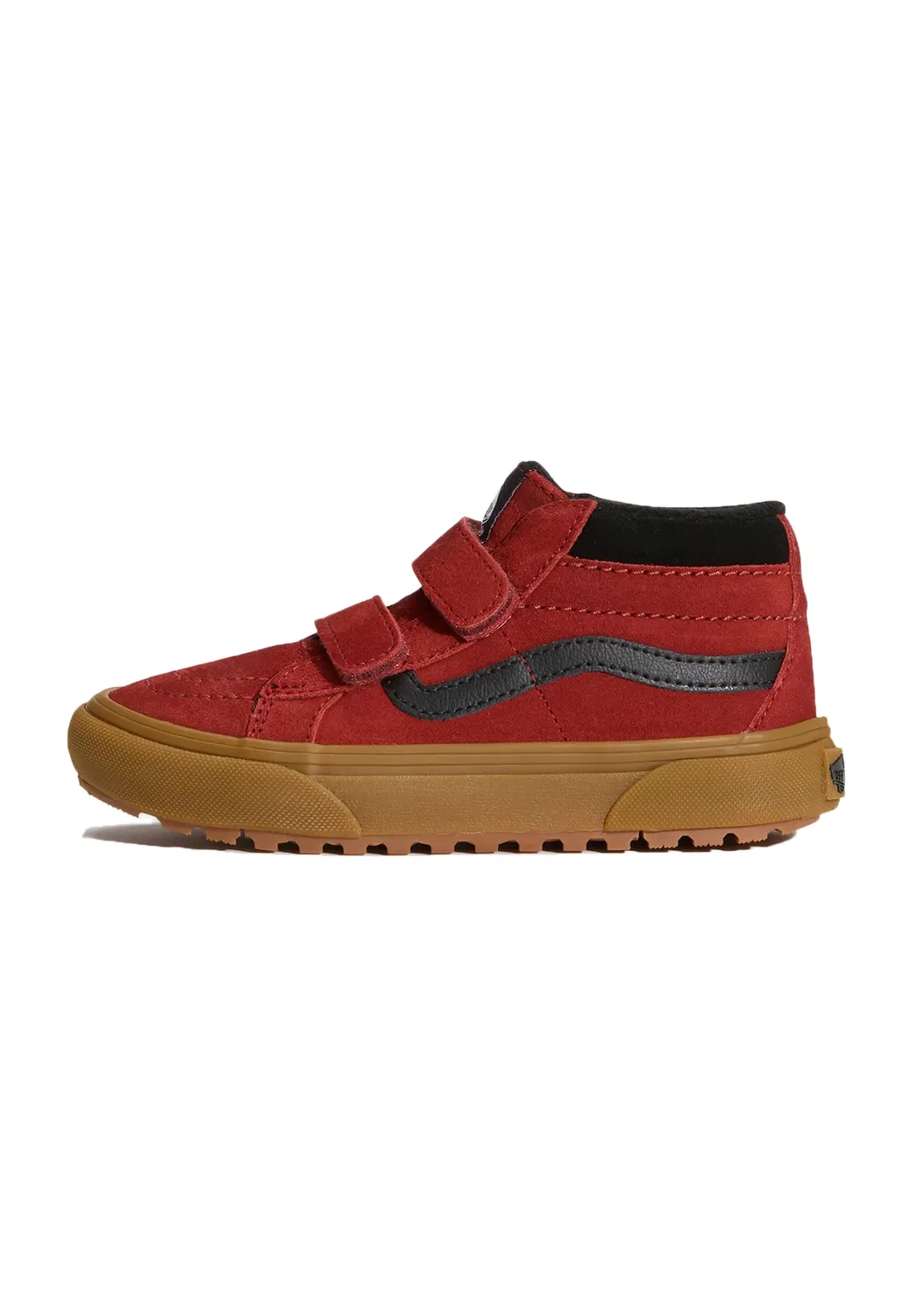 Утепленные ботинки Sk8-Mid reissue на липучках. Унисекс - зимние ботинки Vans, Dark Red