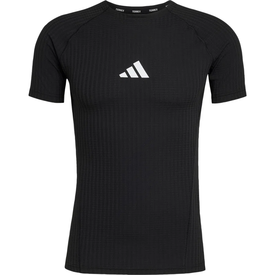 Футболка термобелье Terrex Xperior CLIMA365 Shortsleeve Baselayer adidas, Бело-оранжевый — фото 3