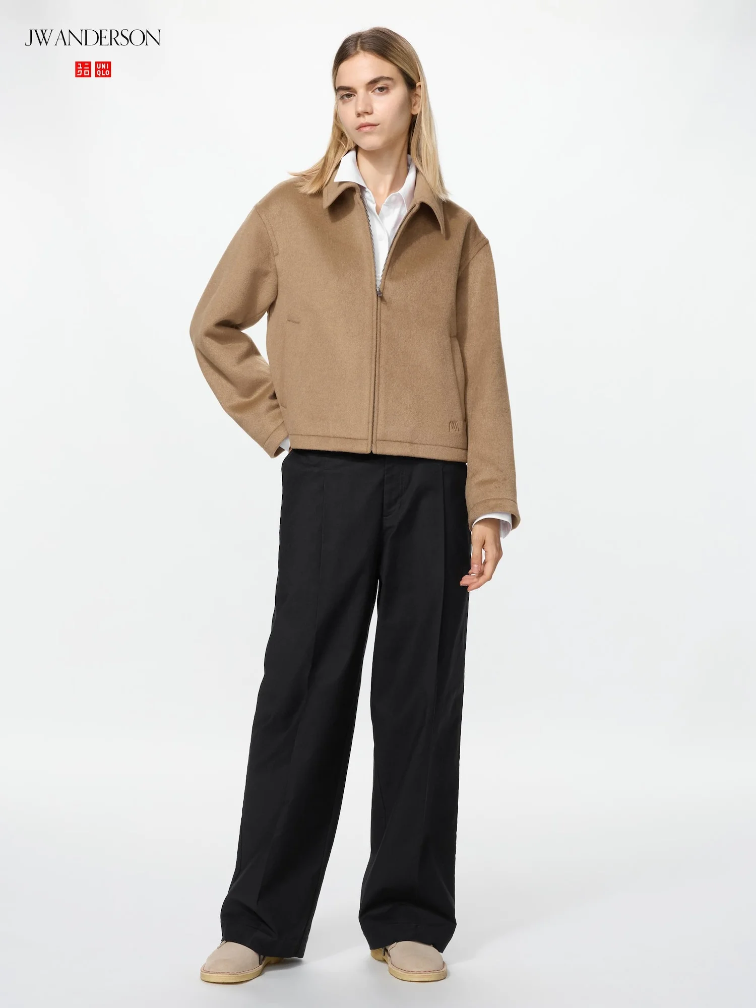 Брюки Uniqlo x JW Anderson Tuck Chino, 09 черный