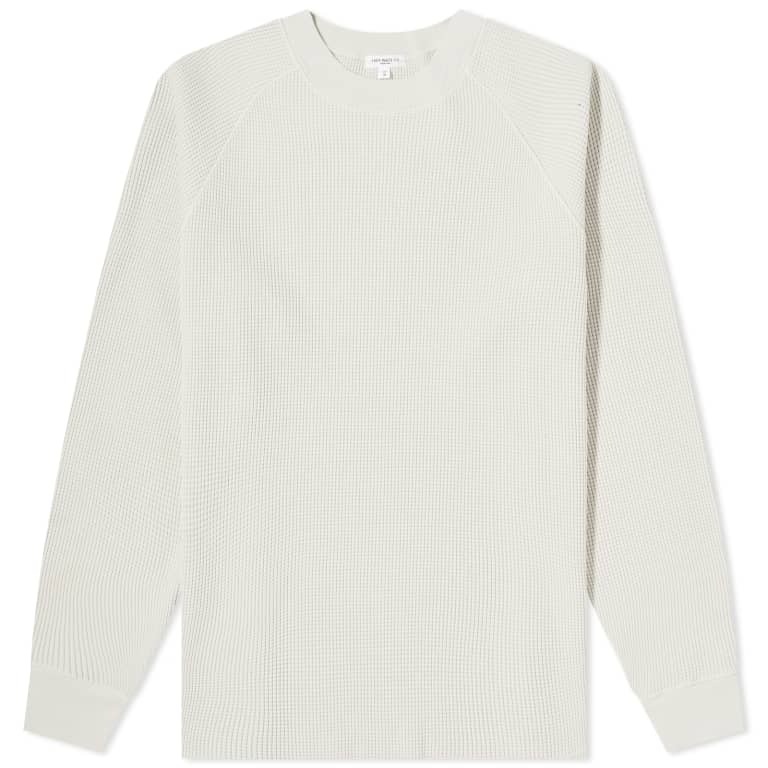 

Лонгслив Lady White Co. Long Sleeve Raglan Thermal, светло-серый