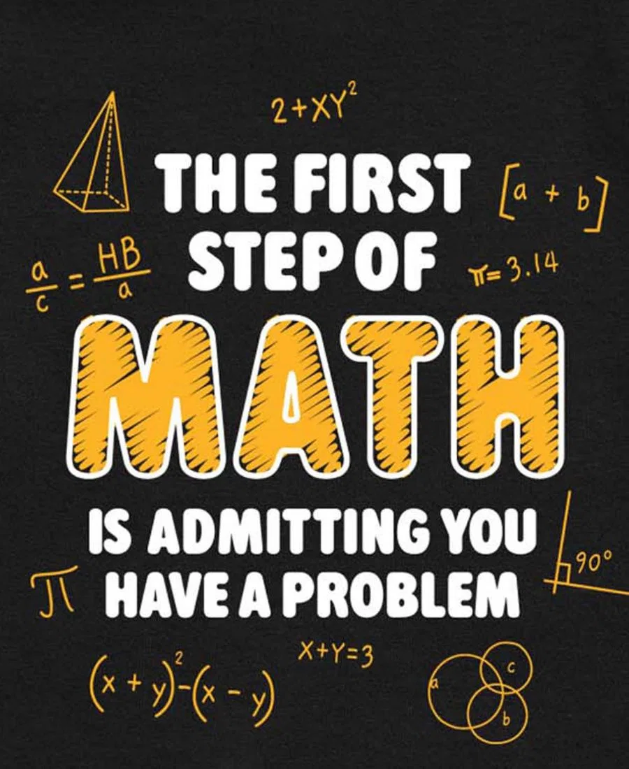 Детская футболка с длинным рукавом и принтом The First Step Of Math Hybrid, Black — фото 3