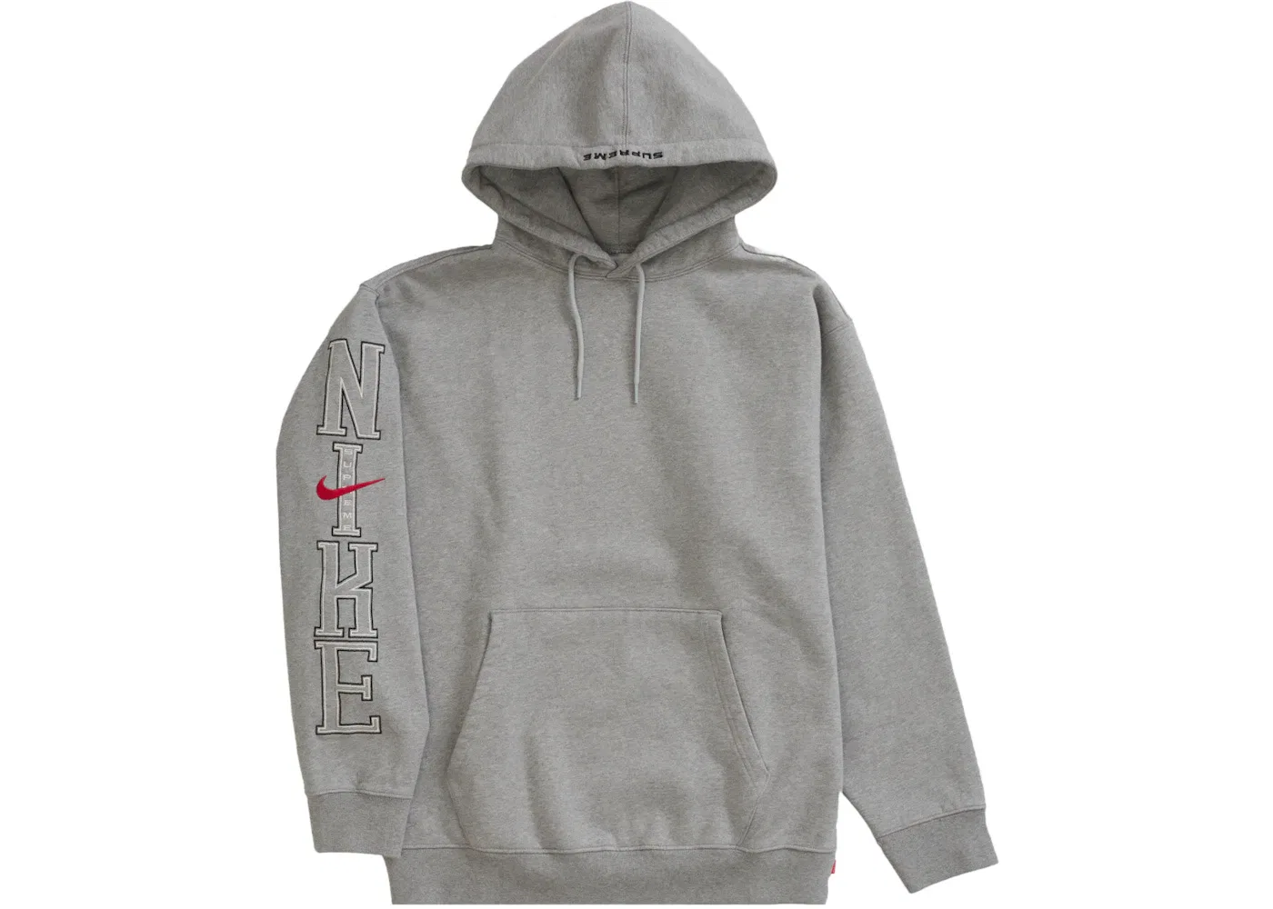 Мужская худи Supreme Sweatshirt, Heather Grey — фото 2