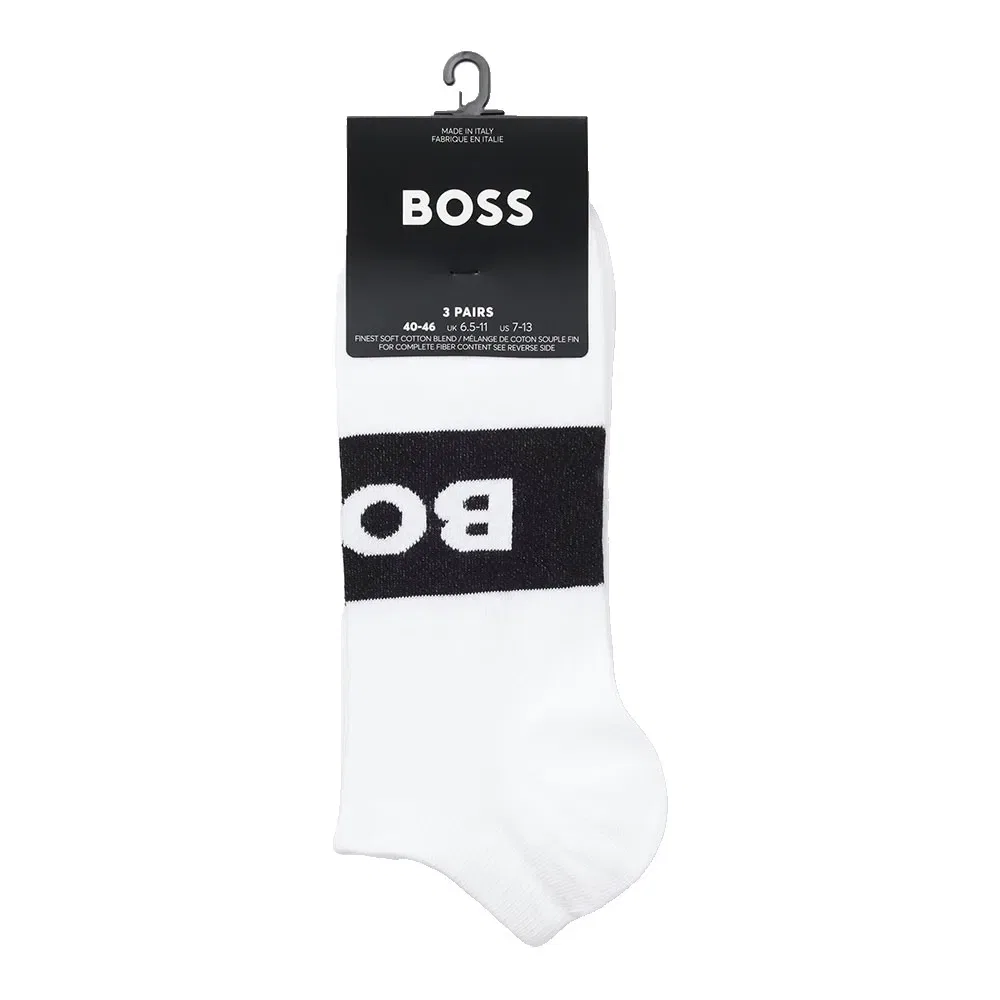 Носки 3 пары BOSS, белый — фото 2