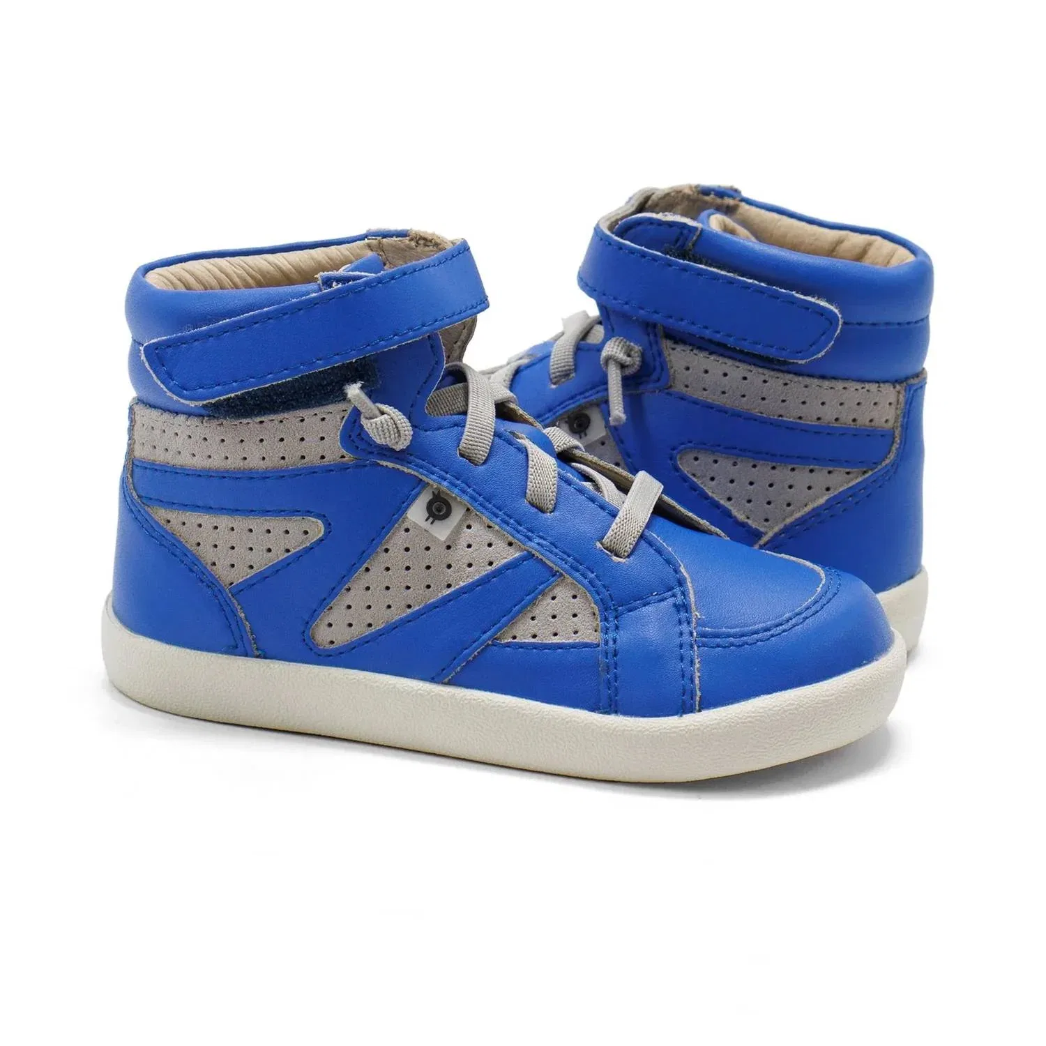 Детские кроссовки с эластичными шнурками New Leader Old Soles, Neon Blue — фото 4