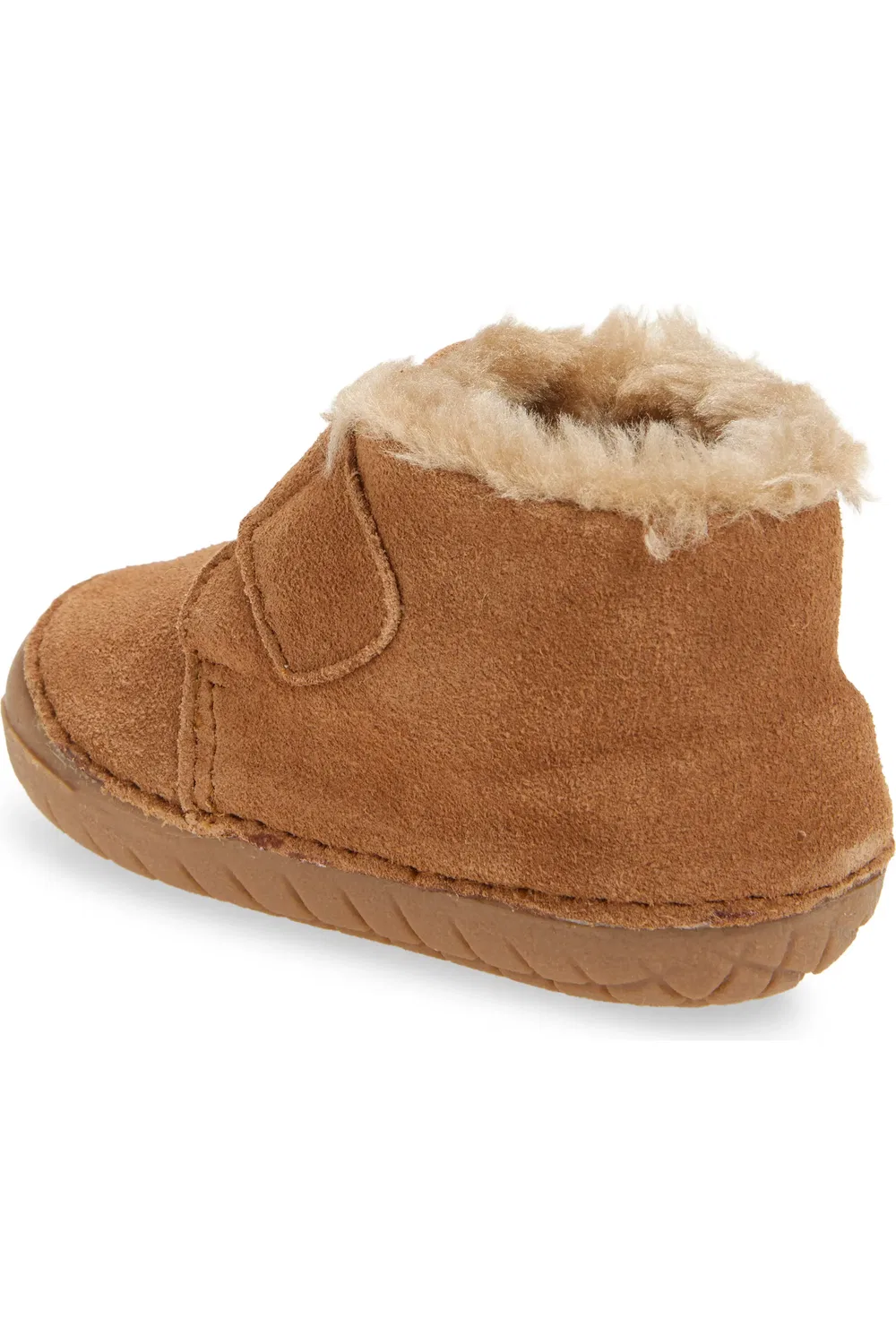 Ботинки детские на пушистой подкладке Shloofy OLD SOLES, Tan Suede — фото 2