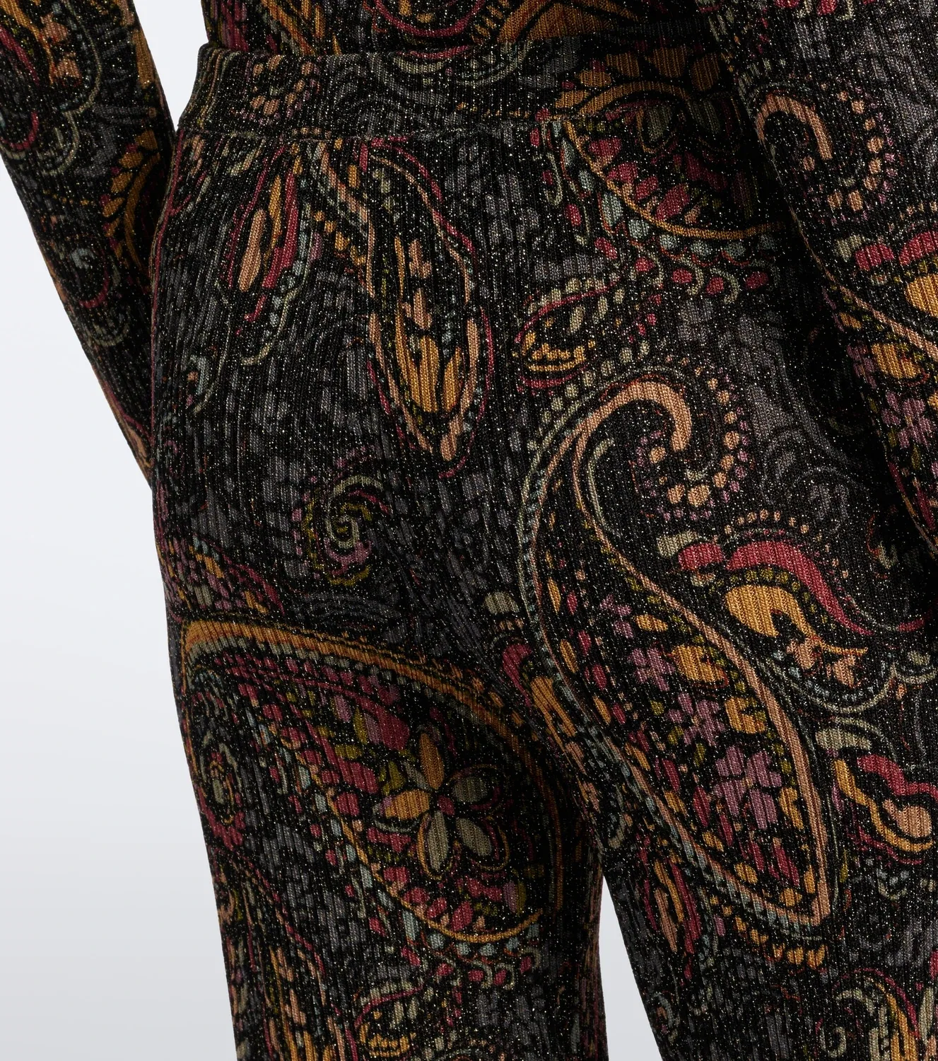 Брюки клеш с принтом пейсли Etro, мультиколор — фото 4