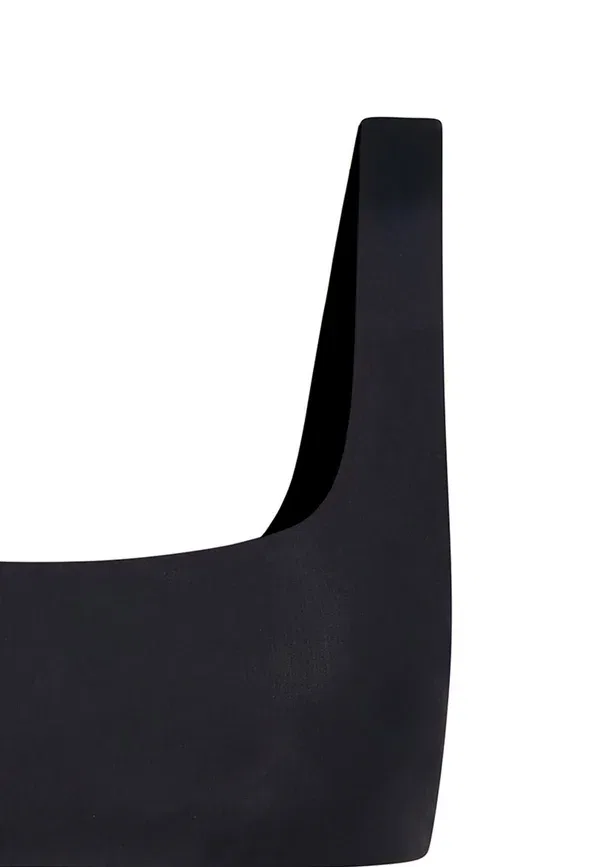 Топ для плавания с быстросохнущей тканью Teen swimwear crop top Modibodi, черный — фото 2