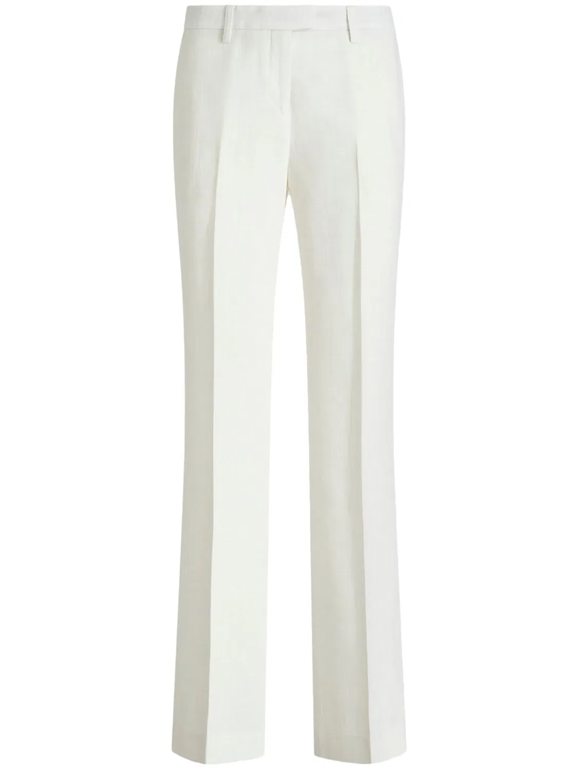 ETRO Т tailored trousers из слеб-текстуры