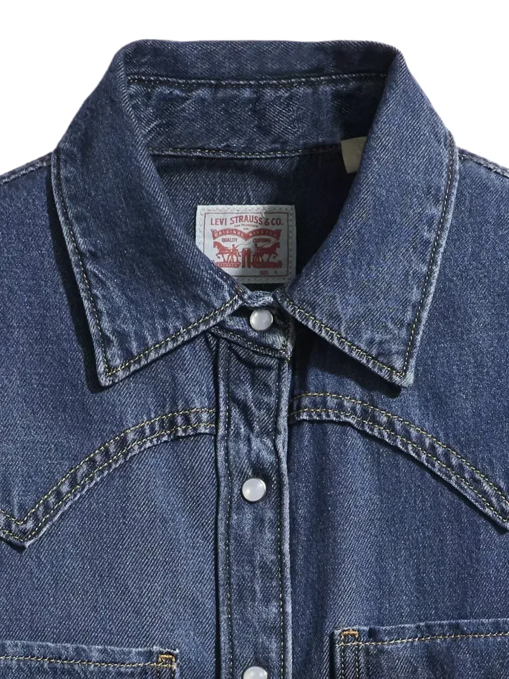 Рубашка в вестерн стиле Teodoга Levi'S, синий — фото 3