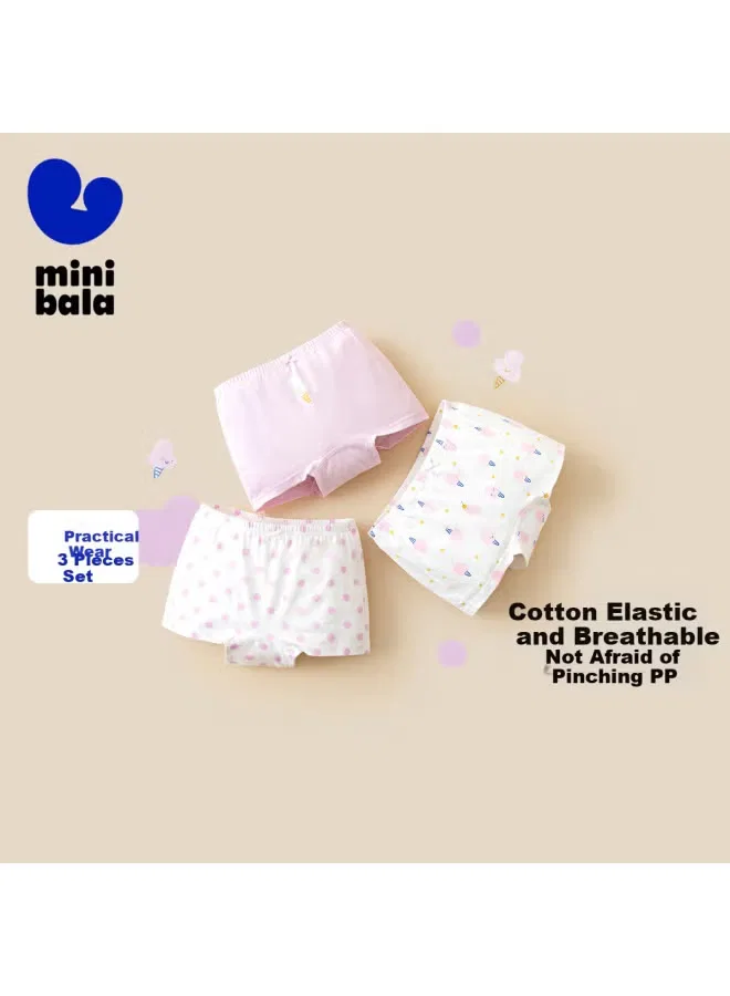 Трусы детские хлопковые комплект 3 шт. Upgrade Ocean Cotton Minibala, красный