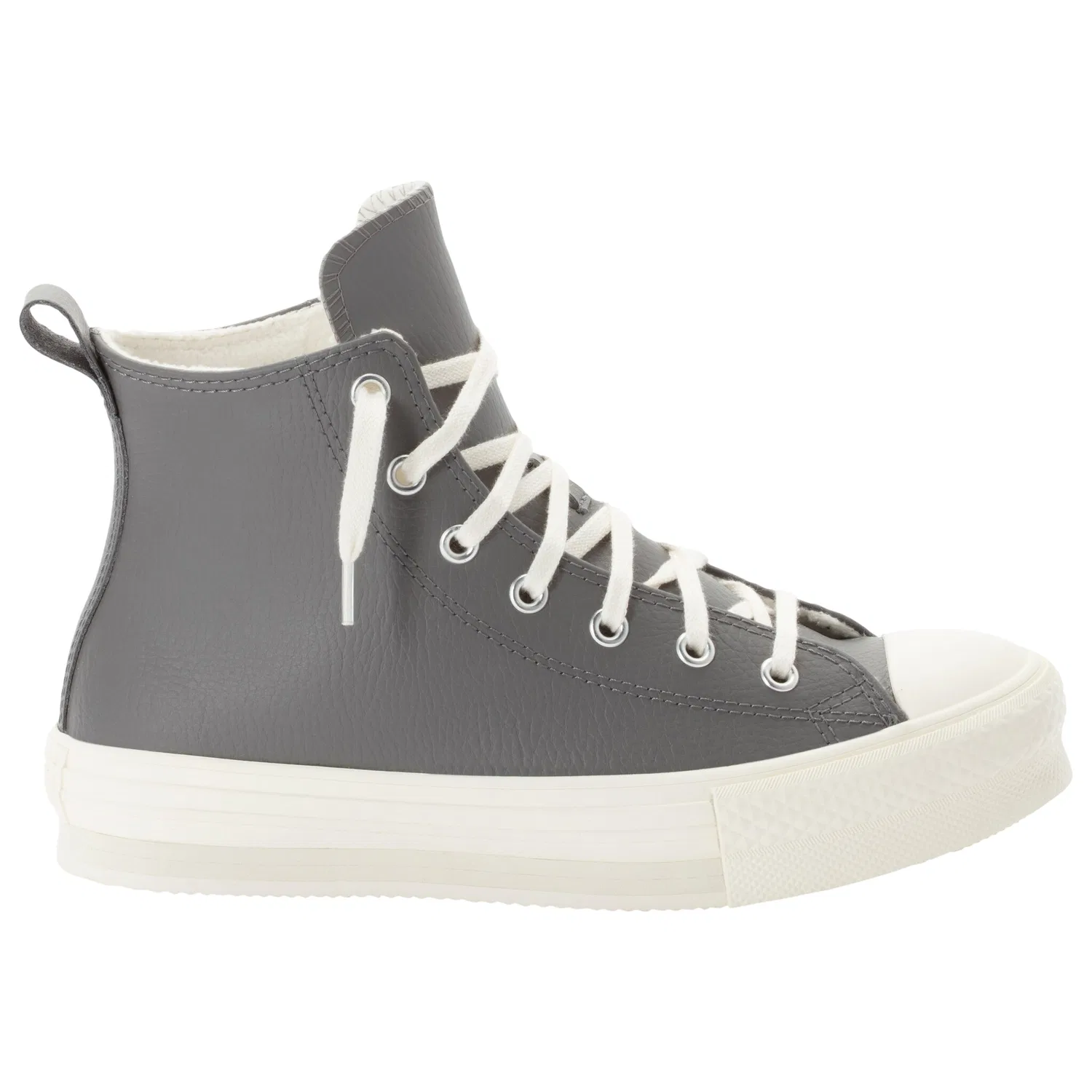 Детские кроссовки на шнуровке Converse, Sharkskin/Warm Quarry/Egret — фото 3
