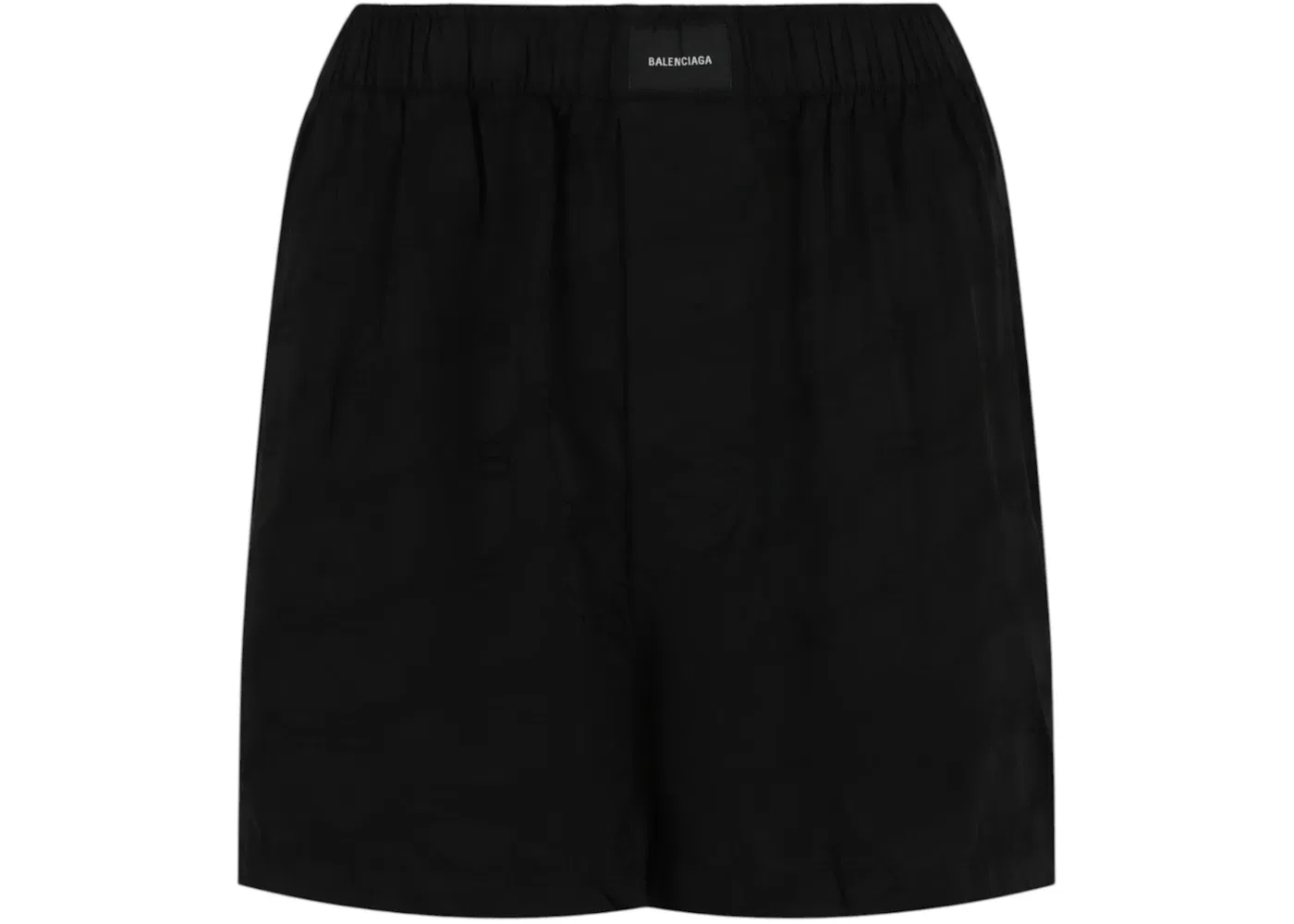 Женские шорты с принтом BB Monogram Balenciaga, черный