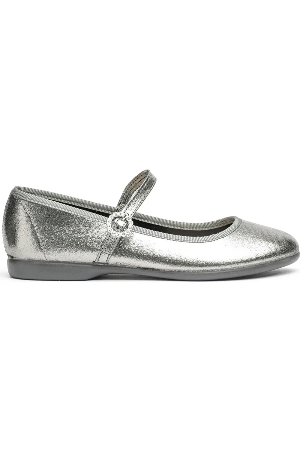 Детские туфли Мэри Джейн с блестками Shimmer Mary Jane CHILDRENCHIC, Silver — фото 2