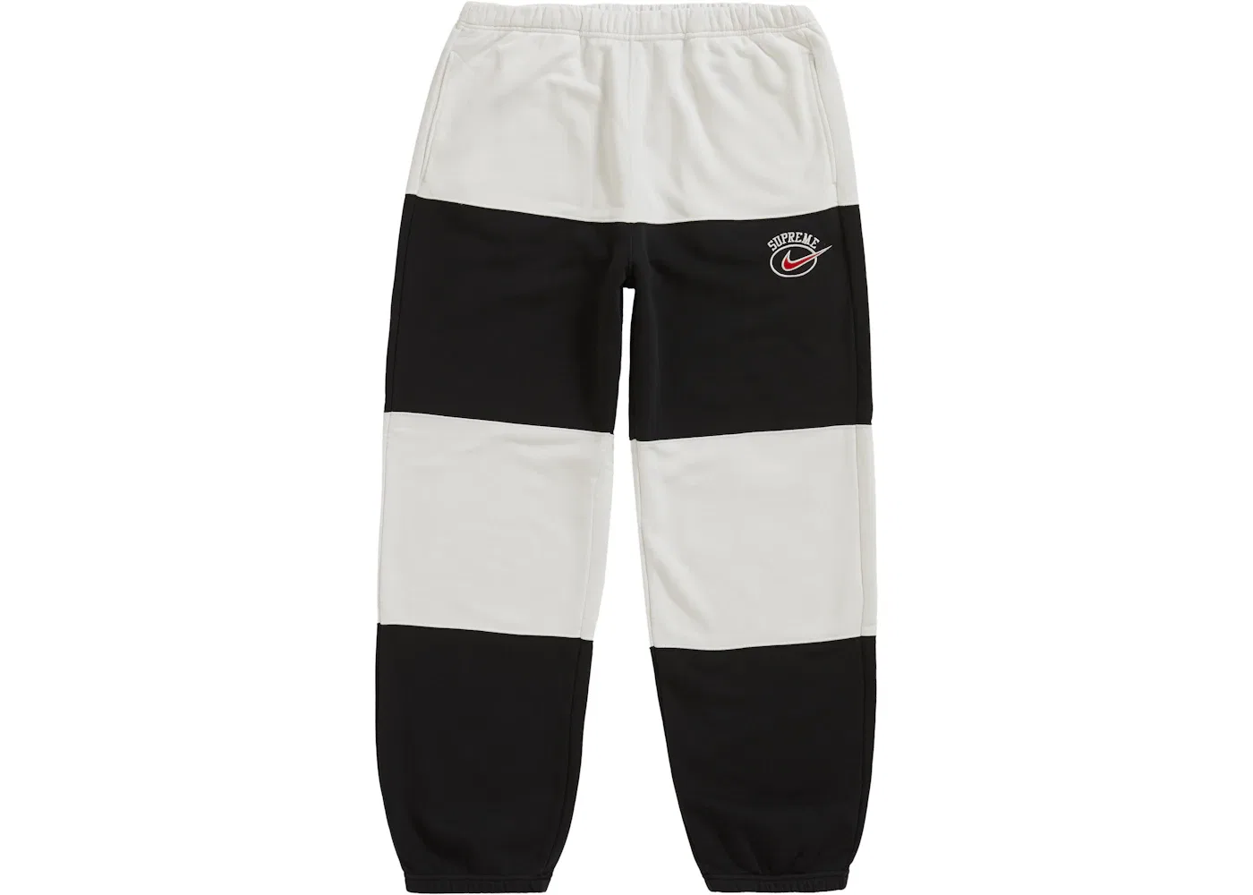Мужские спортивные штаны с полосками Supreme Nike Stripe Sweatpant, Black