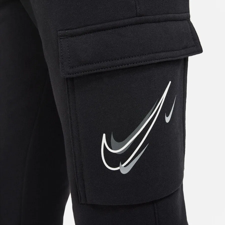 Детские спортивные штаны с принтом Nike Sportswear, Черный — фото 3