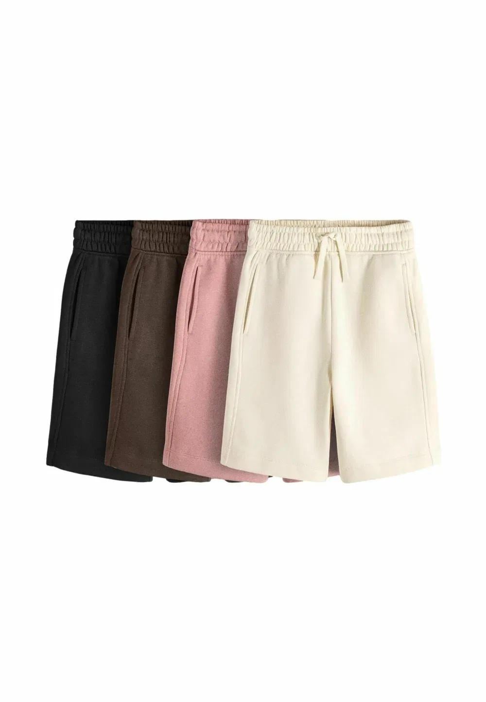 Комплект из 4 спортивных штанов The Set, Brown Cream Pink Black