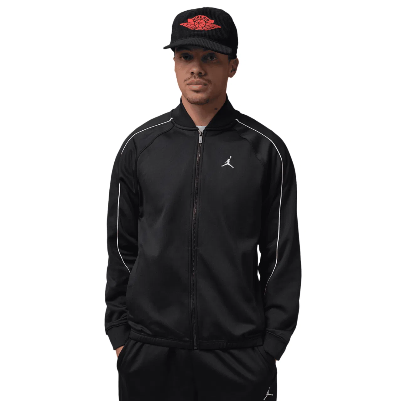 Мужская куртка Brooklyn Tricot Track Suit Jordan, черный/белый