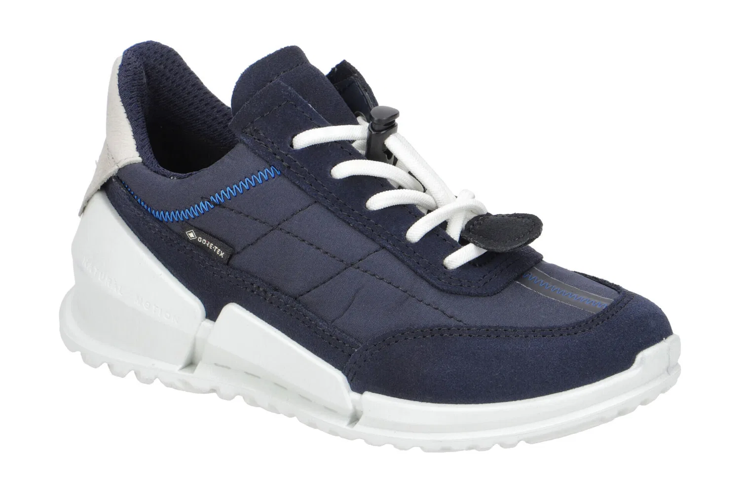 Детские кожаные кроссовки для мальчиков BIOM K1 Ecco, Night Sky Gravel