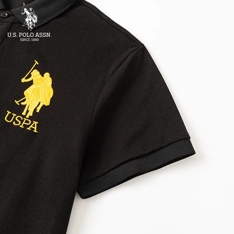 Поло мужское U.S. POLO ASSN., Black — фото 4