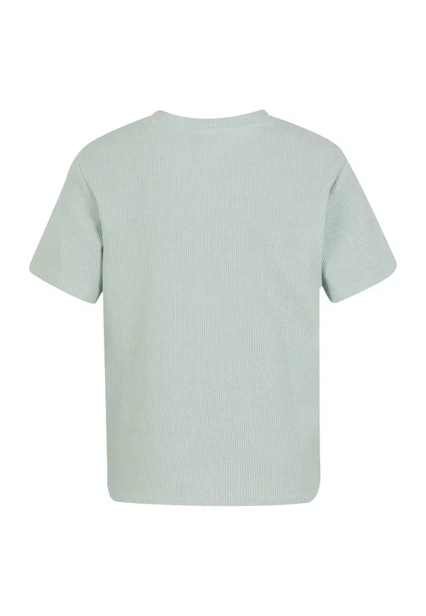 Футболка хлопковая Waffle tee Urban Classics, Frostmint — фото 2
