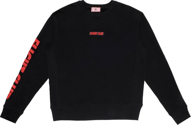 

Толстовка Flight Club Oversized Logo Crewneck 'Black', черный