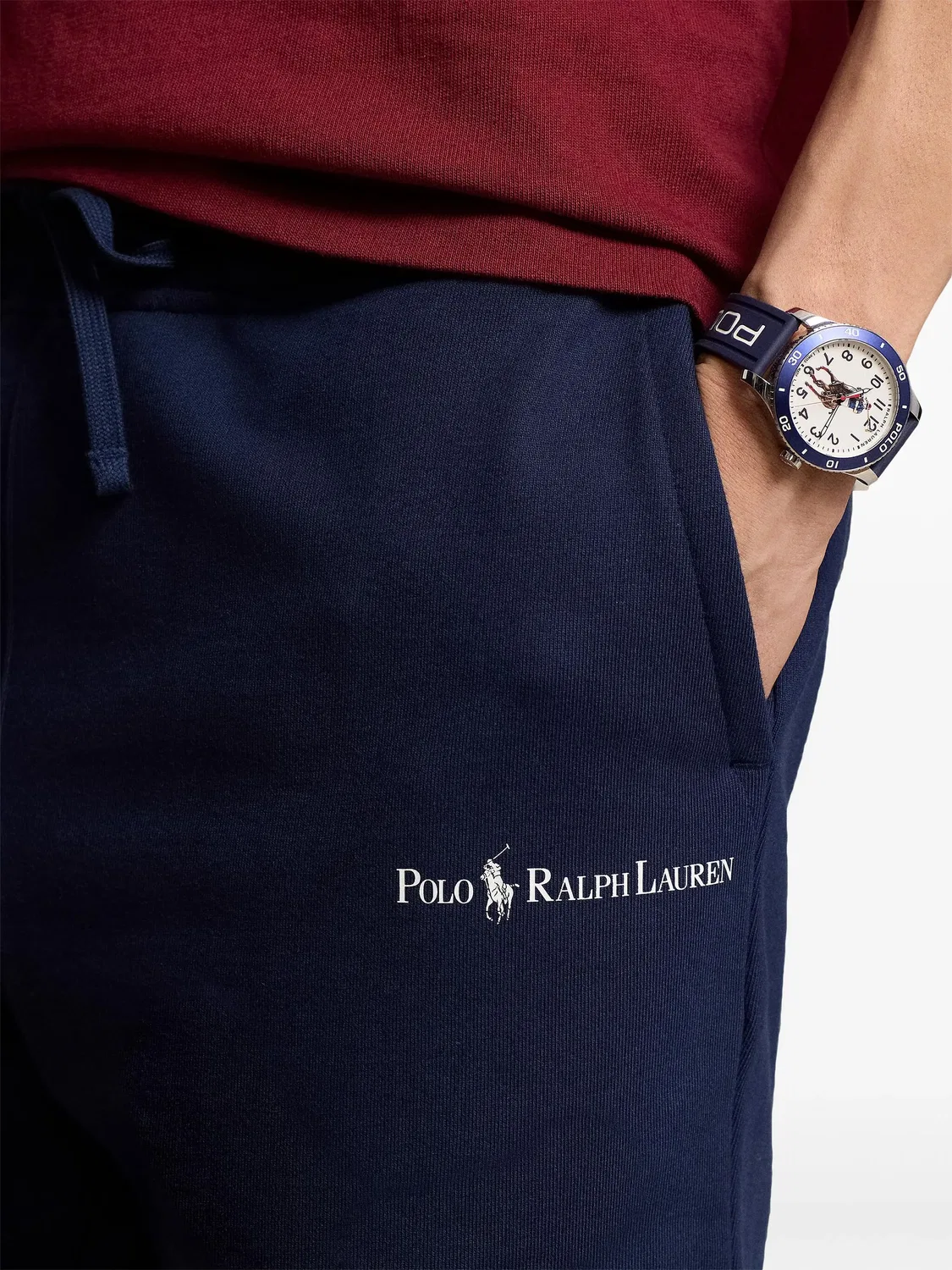 Polo Ralph Lauren Спортивные шорты Navy Blue Heavy WT — фото 3