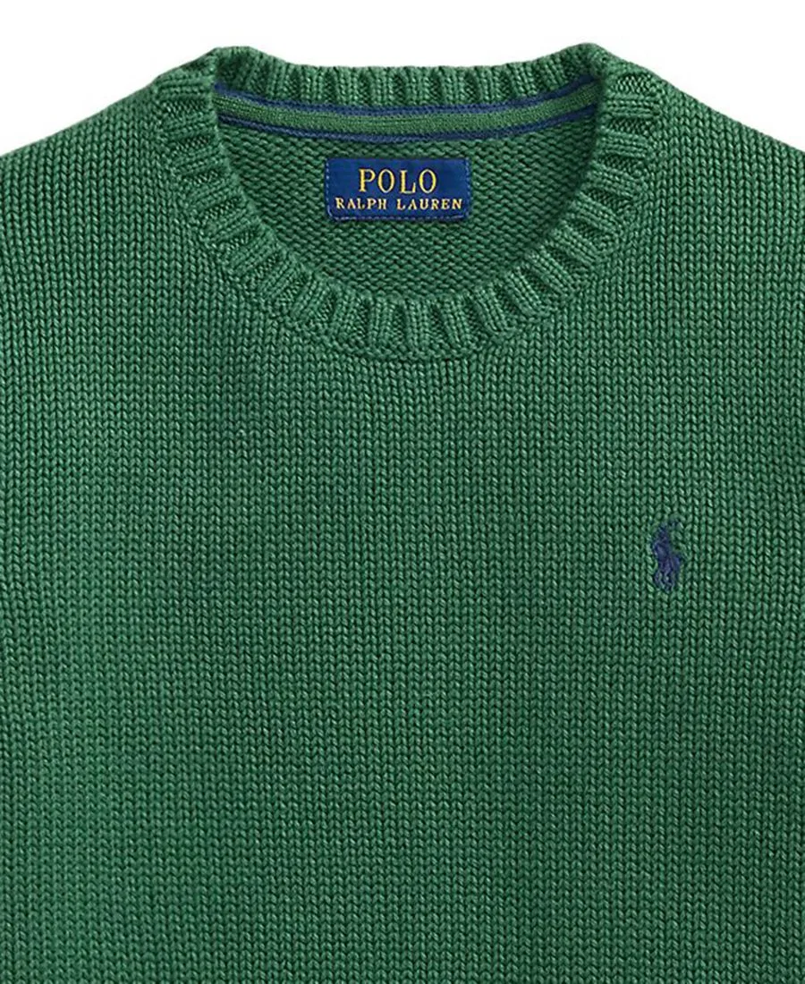 Свитер с круглым вырезом с длинным рукавом Polo Ralph Lauren, Verano Green — фото 3