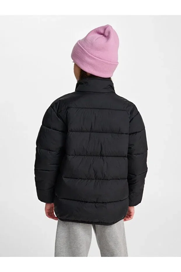 Детская куртка для девочек с капюшоном Hummel, Black — фото 3