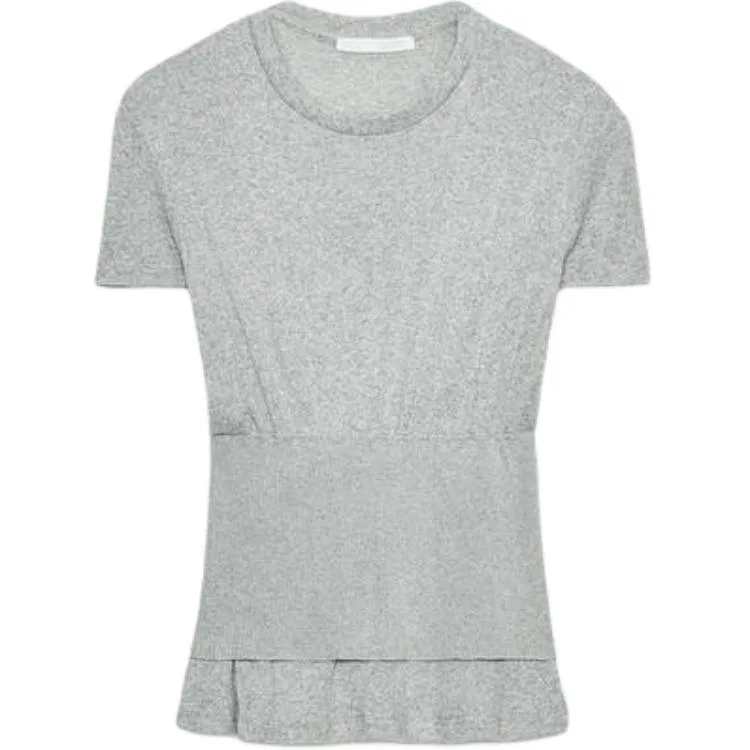 Женская футболка с круглым вырезом Heather Gray ZARA, Heather Gray