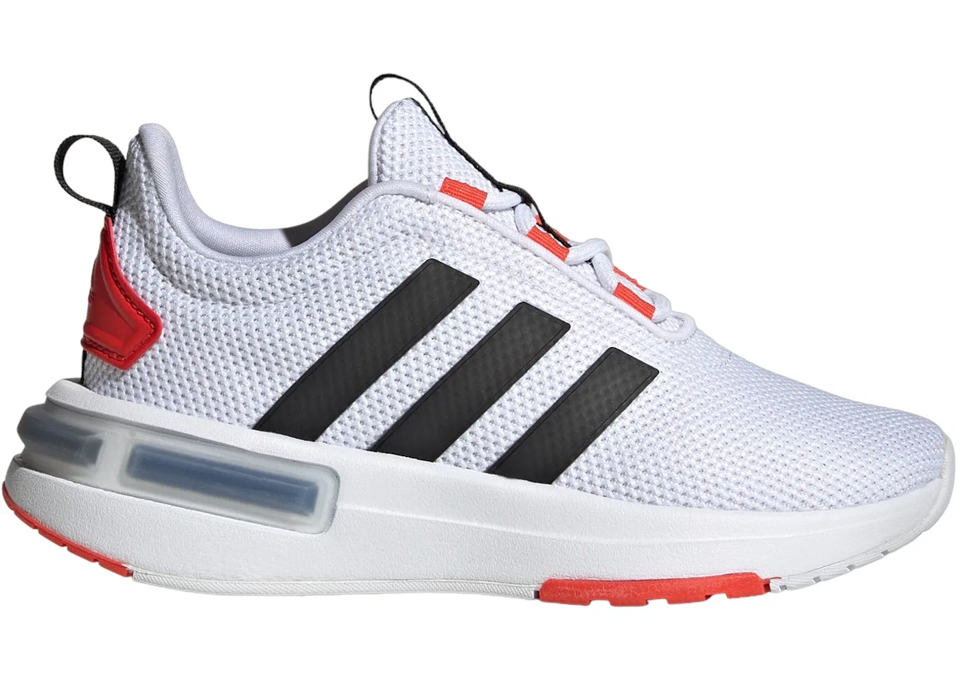 Детские кроссовки с беговой подошвой Adidas Racer TR23, Cloud White Core Black Bright Red