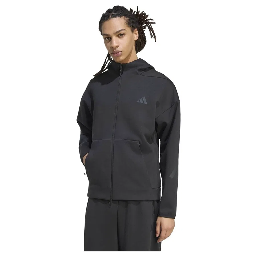 Мужская куртка с капюшоном Z.N.E. Fz KF3827 adidas, Черный — фото 2