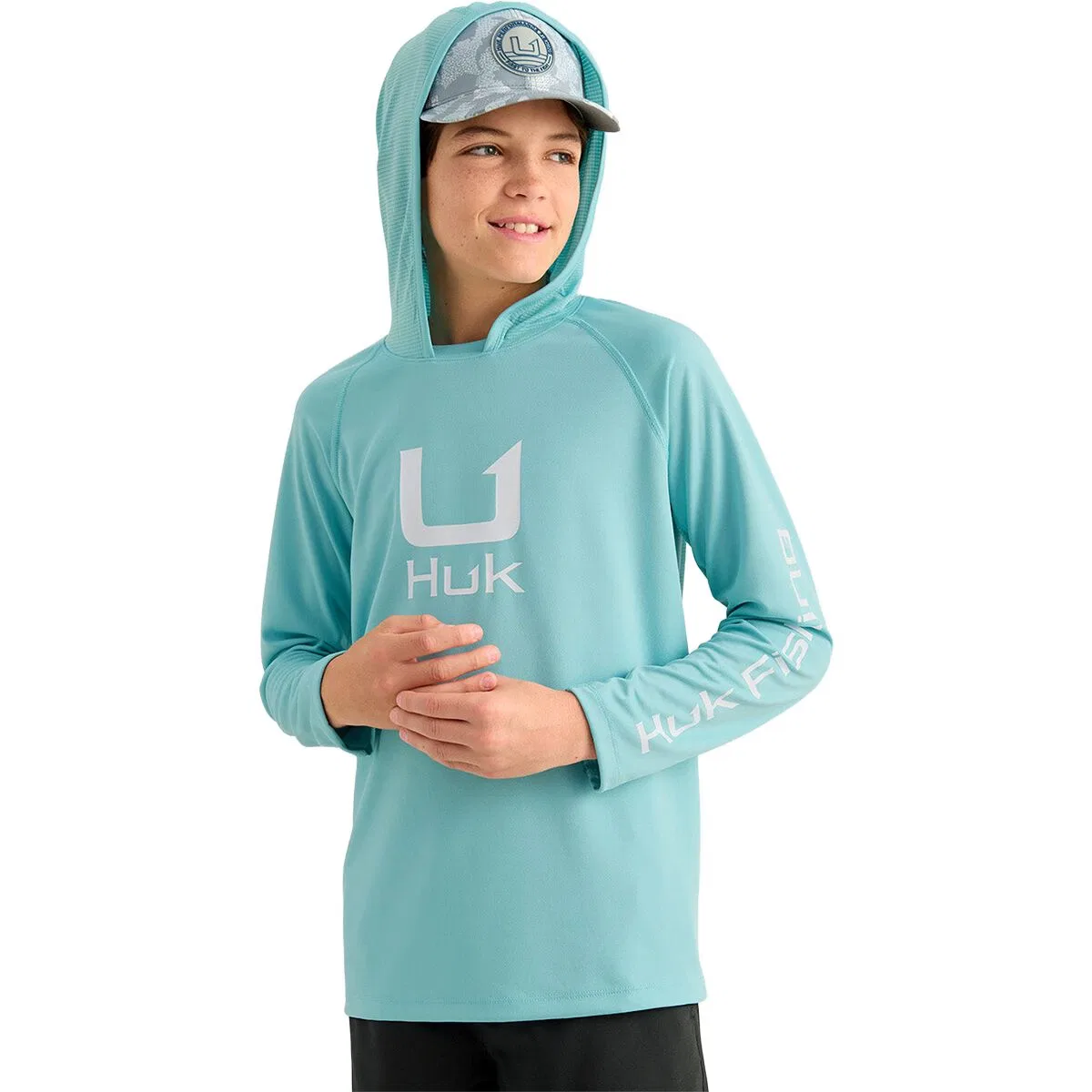 Детское худи с длинным рукавом Icon Huk, Marine Blue 2