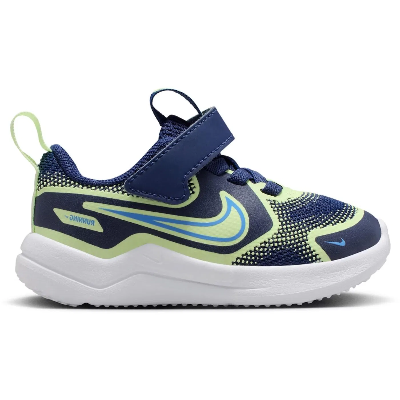 Детские кроссовки на липучках Nike Cosmic Runner, Космосблау